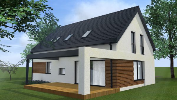 Projekt architektoniczny domu jednorodzinnego w Swoszowicach