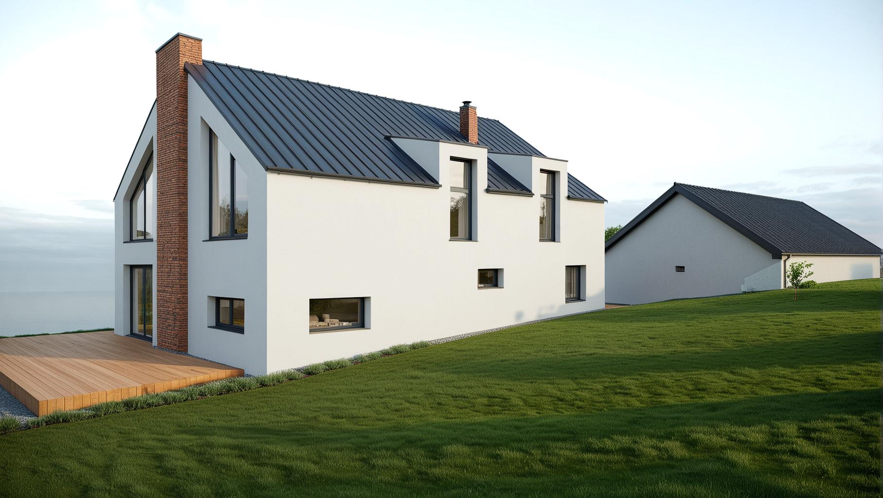 Dom Jednorodzinny z budynkiem Garażowym w Kamyku