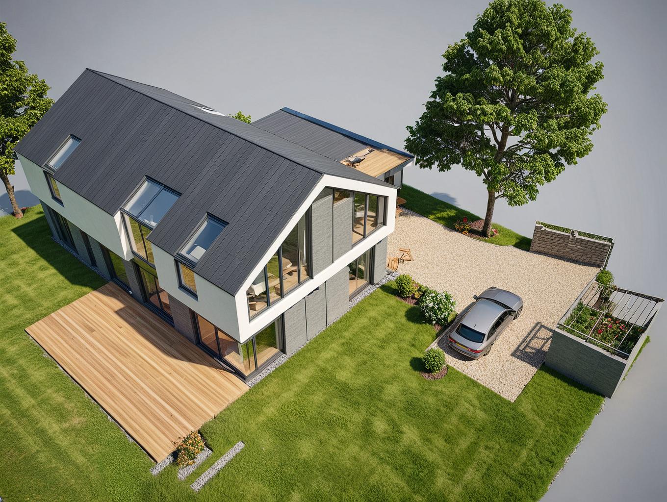 Dom Jednorodzinny z wbudowanym Garażem w Krakowie