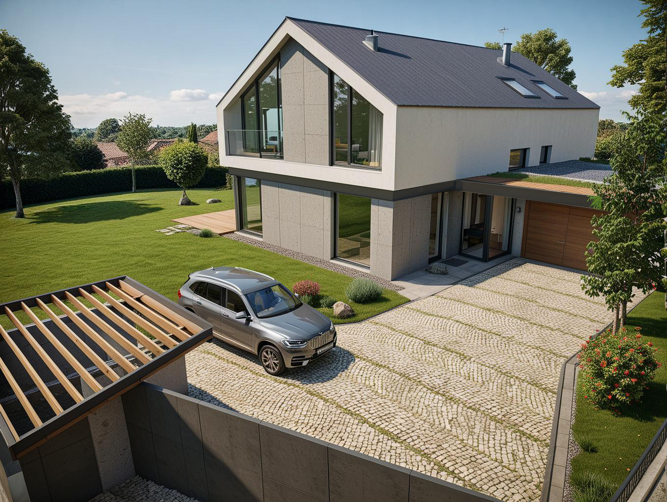 Dom Jednorodzinny z wbudowanym Garażem w Krakowie