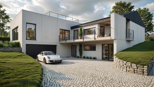 Dom Jednorodzinny z Garażem i basenem w AlesunD Norwegia