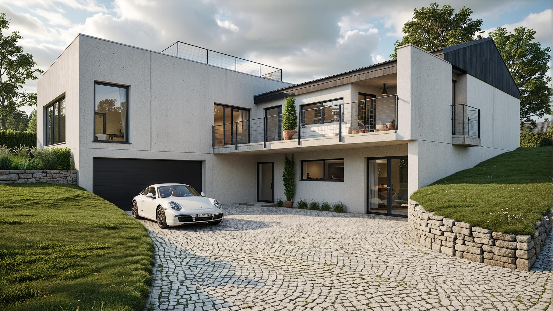 Dom Jednorodzinny z Garażem i basenem w AlesunD Norwegia