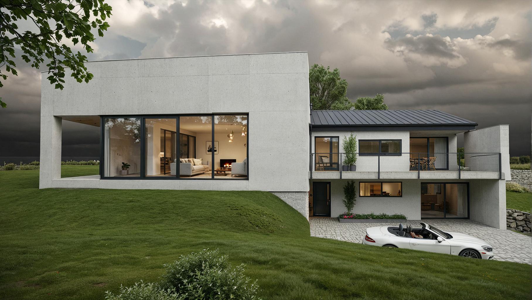 Dom Jednorodzinny z Garażem i basenem w AlesunD Norwegia